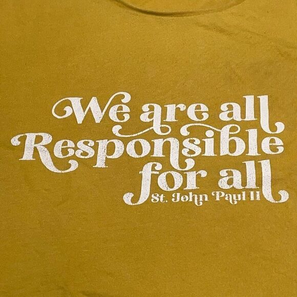 St John Paul II Quote Tee - Picture 1 of 5